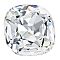 Preciosa&reg MAXIMA Crystal Fancy Stones, Czech Crystal, 435 36 132 Cushion Square, Dura Foiling, 00030 Crystal, 12x12mm