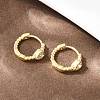 Heart Brass Micro Pave Clear Cubic Zirconia Hoop Earrings EJEW-D348-26G-4