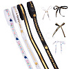 4 Styles Graduation Pattern Polyester Ribbon OCOR-TA0003-31-1