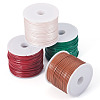 40M 4 Colors PU Leather Thread Cord AJEW-TA0002-29B-2