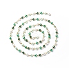 Handmade Glass Pearl Round Beaded Chains AJEW-SZ0002-40D-1