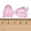 Transparent Glass Enamel Beads LAMP-U004-06R-3