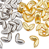 50Pcs 2 Colors Brass Beads KK-BBC0018-23-6