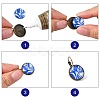 Brass Leverback Earring Findings KK-C1244-16mm-AB-NR-5