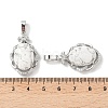 Natural & Synthetic Mixed Gemstone Oval Pendants G-NH0025-15P-4