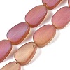 Electroplate Glass Beads Strands EGLA-C009-01B-FR06-1
