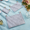 3Pcs 3 Style Felt Bags Organizer Insert PURS-WR0006-87D-4
