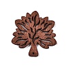 Natural Poplar Wood Pendants WOOD-N016-27B-1