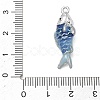 304 Stainless Steel Enamel Pendants STAS-I369-02P-02-3