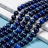 Natural Lapis Lazuli Beads Strands X-G-G087-8mm-6