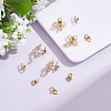 10Pcs Brass Ear Nuts KK-UN0004-78G-2