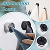 24Pcs Self-adhesive ABS Towel Storage Hook AJEW-GO0004-96-5
