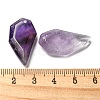 Natural Amethyst Pendants G-G052-A01-3
