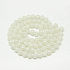 Baking Paint Crackle Glass Beads Strands X-DGLA-Q023-8mm-YS1-2