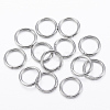 Tarnish Resistant 304 Stainless Steel Open Jump Rings X-STAS-H555-10P-1