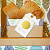Plastic Self Adhesive Gold Foil Embossed Stickers DIY-WH0211-179-5