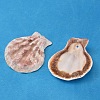 Natural Scallop Shell Beads BSHE-S108-2