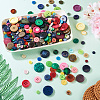Flat Round Resin Buttons BUTT-TAC0017-01A-5