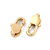 Ion Plating(IP) 304 Stainless Steel Lobster Claw Clasps Hand Polished STAS-F094-05B-G-3