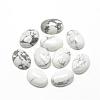 Natural Howlite Cabochons G-R415-14x10-29-1