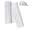 Deco Mesh Ribbons OCOR-WH0110-09B-8