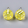 Epoxy Resin Pendants X-CRES-N025-12A-4