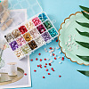 360g 18 Colors Freshwater Shell & Gemstone Chip Bead Sets G-CW0001-01-6