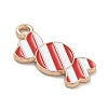 Christmas Theme Alloy Enamel Pendants ENAM-K074-02A-01-2