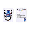 Natural Rhodonite & Eagle Eye & Obsidian Beads Strands G-N358-03A-03-6