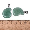 Natural Green Aventurine Pendants G-Q601-45D-3