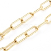 PVD Vacuum Plating 304 Stainless Steel Paperclip Chains CHS-D027-02G-2