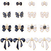 48Pcs 8 Styles Alloy Enamel Charms ENAM-SC0004-31-1
