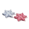 Christmas Theme UV Plating Opaque Rainbow Iridescent Acrylic Beads SACR-R001-03A-3