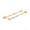 Plastic Pearl Beaded Dangle Stud Earrings EJEW-D069-02G-2