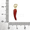 Brass Enamel Pendants KK-Z100-10G-01-3