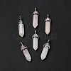 Natural Rose Quartz Double Terminated Pointed Pendants G-D415-12-4