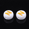 Initial Acrylic Beads OACR-E001-20N-2
