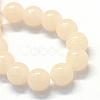 Baking Paint Imitation Jade Glass Round Bead Strands DGLA-Q021-10mm-41-2