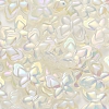 UV Plating Rainbow Iridescent Imitation Jelly Acrylic Beads OACR-K003-012F-3