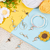 Flamingo Stitch Markers HJEW-AB00189-5