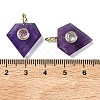 Natural Mixed Stone Faceted Pendants G-F819-03G-4