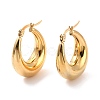 PVD Vacuum Plating 304 Stainless Steel Chunky Hoop Earrings for Women X-EJEW-F280-06B-G-2