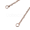 304 Stianless Steel Cable Chain Bracelet Making STAS-CJ0001-135RG-3