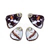 Transparent Epoxy Resin Butterfly Wing Pendants RESI-N045-06A-1