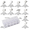 20Pcs 10 Style 201 Stainless Steel Stud Earring Findings STAS-YW0001-70P-4