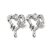 Brass Micro Pave Cubic Zirconia Pendants KK-H460-43P-1