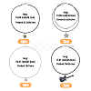 4Pcs 4 Style Star & Guitar Natural Dalmatian Jasper & Alloy Pendant Necklaces Set with Waxed Polyester Cords NJEW-FI0001-16-2