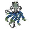 Goldfish Alloy Rhinestone Brooches PW-WG29E88-01-4