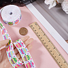 Easter Printed Polyester Grosgrain Ribbon OCOR-WH0077-79B-3