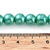 Baking Paint Pearlized Glass Pearl Round Bead Strands HY-Q330-8mm-29-4